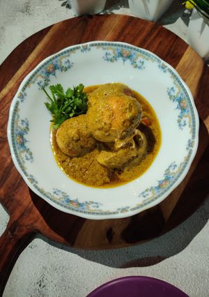 A picture of AFGHANI EGG CURRY...