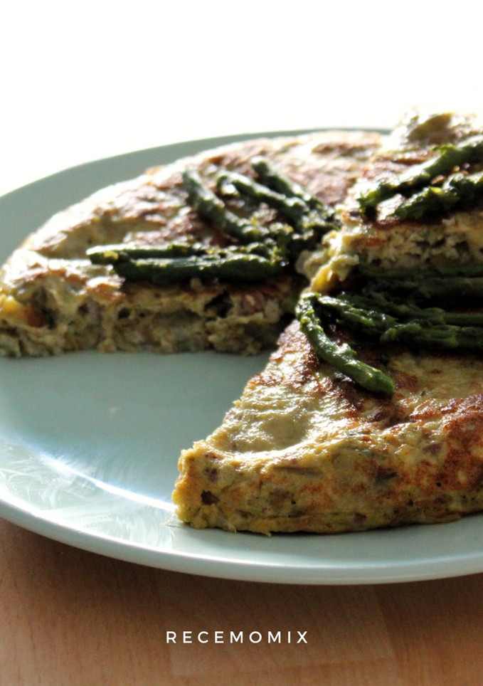 Una foto de Tortilla de verduras con Thermomix