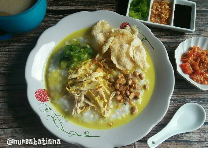 Resep Bubur Ayam Kampung Mejikom Day02 Oleh Nur Sabatiana Cookpad