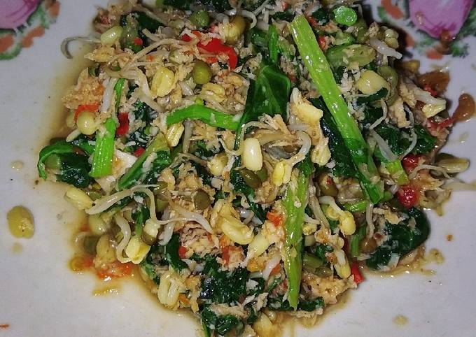 Yuk intip, Cara mudah membuat Urap bumbu tumis yang lezat