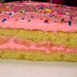 Pastel de vainilla rápido sin leche