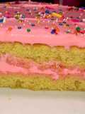Pastel de vainilla rápido sin leche