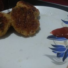 A picture of Veg cutlets.