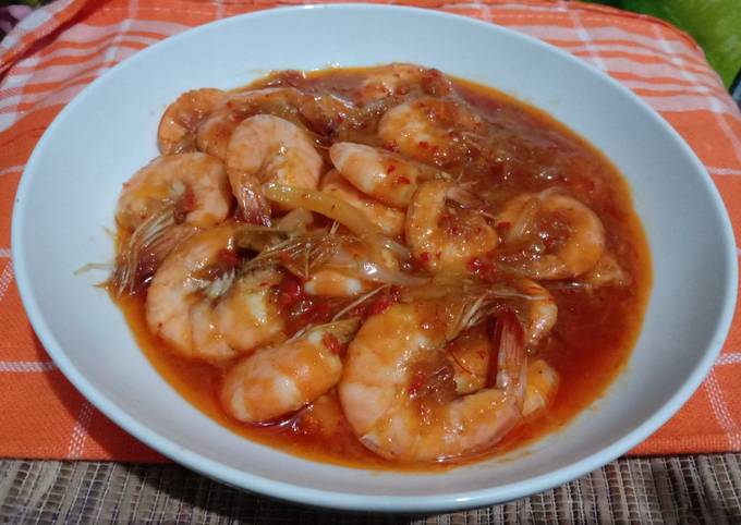 Udang saos padang