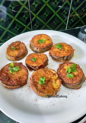 A picture of Simple Brinjal Shallow Fry.