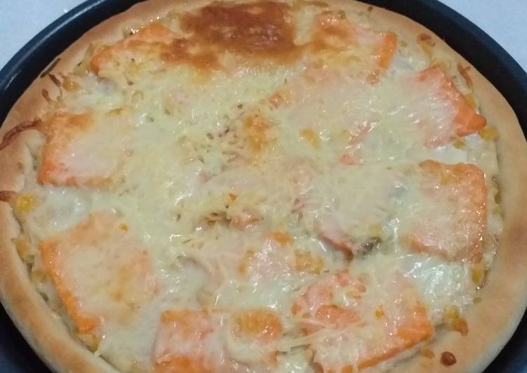 Kiat-kiat membuat Pizza salmon gurih