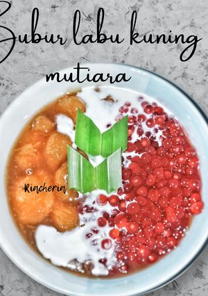Foto resep Bubur labu kuning mutiara
