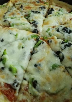 صورة لوصفة بيتزا 😋