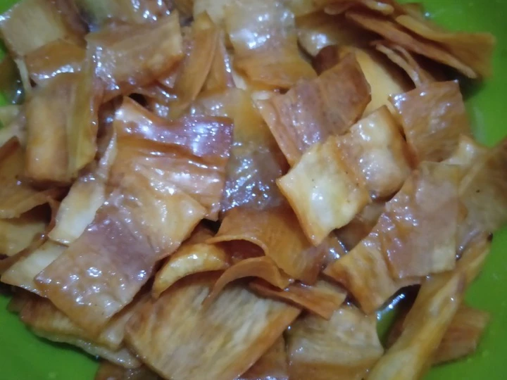 Cara Gampang Membuat Resep Kripik singkong manis ☺️ yang  Bikin Ketagihan Anti Ribet, Bikin Ngiler