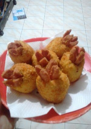 Foto resep Sosis gulung mekar