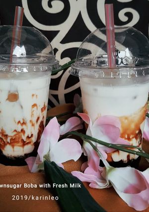 Foto resep Brown Sugar Boba Milk