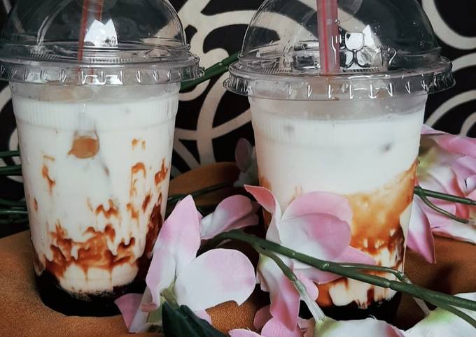 Cara Gampang Menyiapkan Brown Sugar Boba Milk, Menggugah Selera