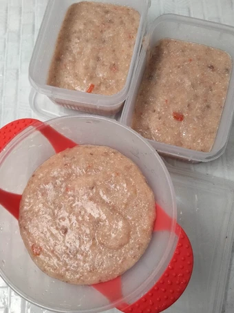 Langkah Mudah untuk Membuat Resep Bubur Sup Tomat Daging Sapi MPASI 6 Bulan Day 26 Anti Ribet, Mantap