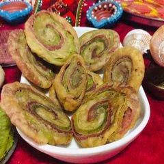 A picture of Layered coloring mathri.