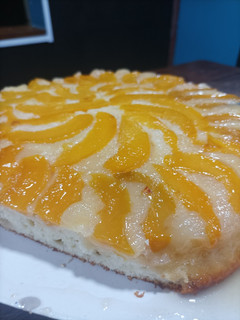 Una foto de Mi torta de durazno