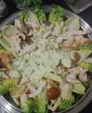 Ensalada de pollo a la crema de almendras