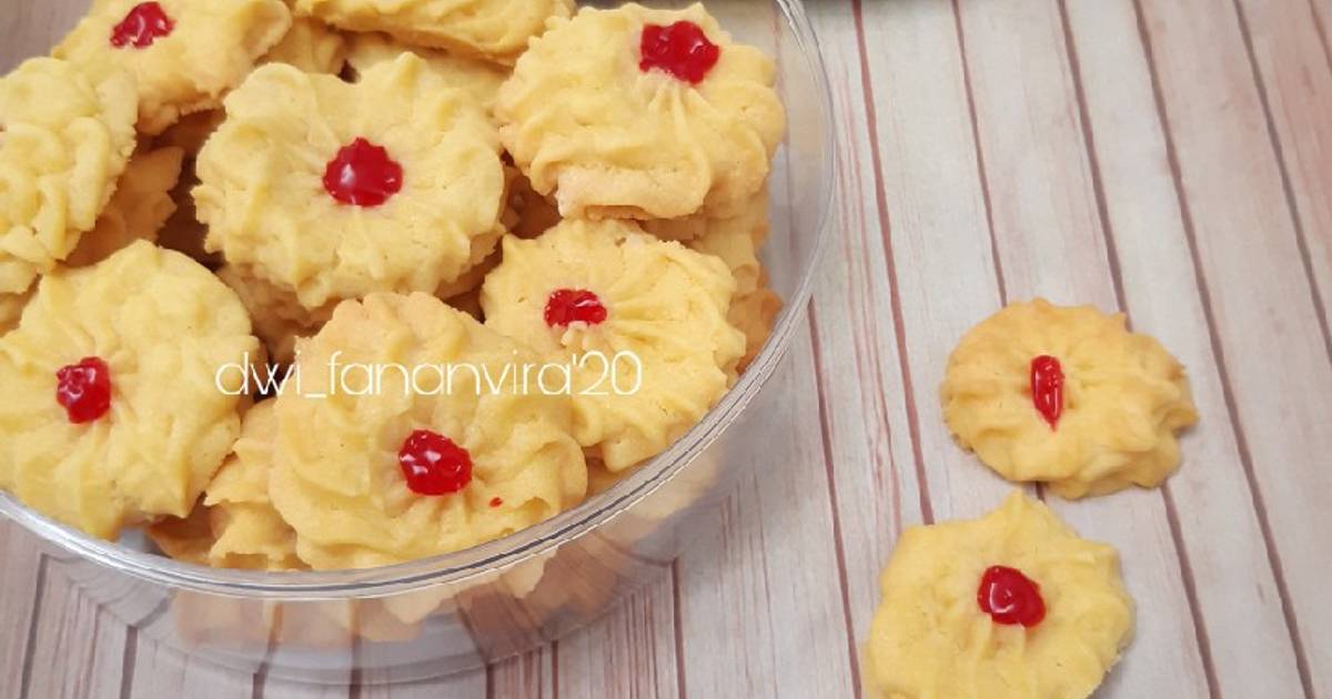 157 resep kue kering semprit mawar enak dan sederhana 