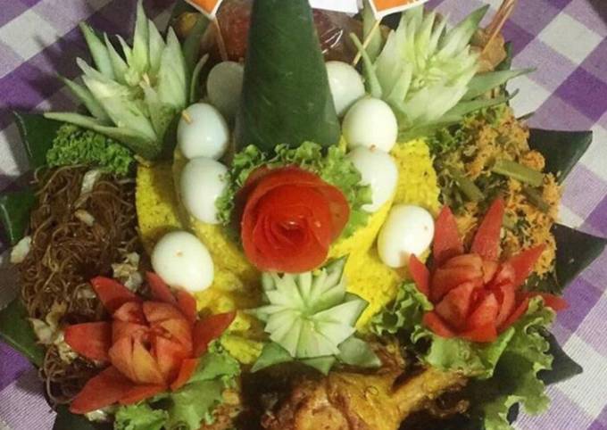 Standar Cara  bikin Tumpeng ala dapurnya kurnia dijamin spesial