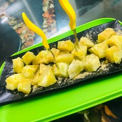 A picture of Sweet potato Chaat.