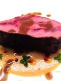 Beef Cheeks Sous Vide with Toasted Bread Cream