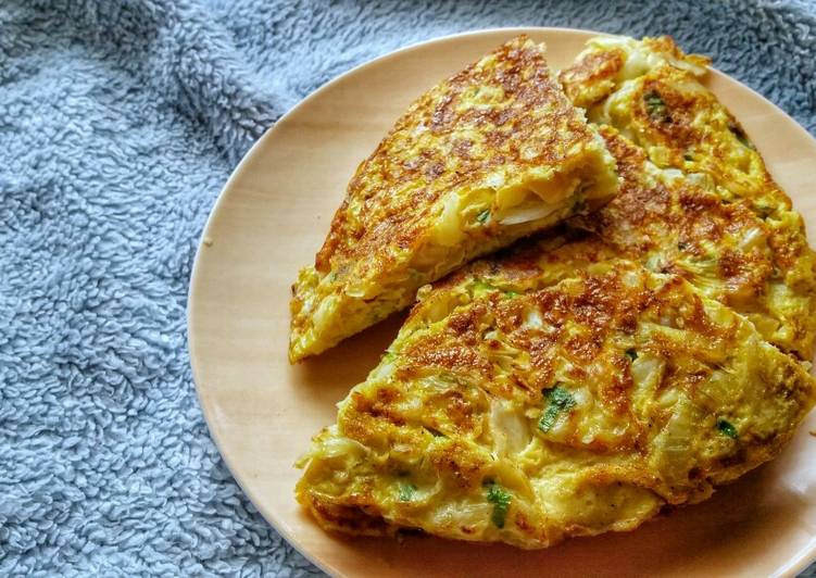 Easiest Way to Prepare Homemade Vegetable Omelette