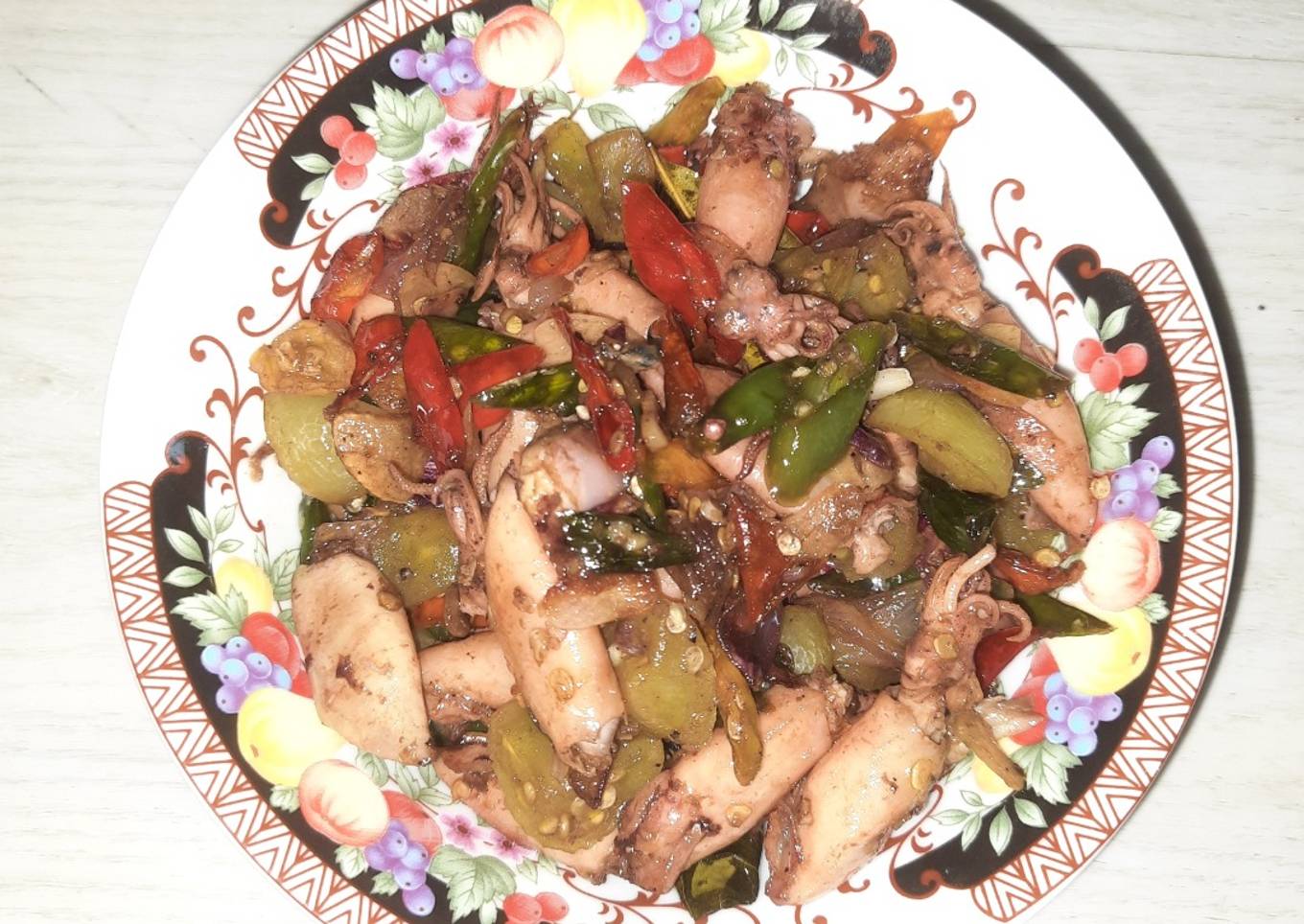 Cumi Asin Pedas
