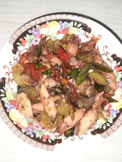 Foto resep Cumi Asin Pedas