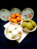 ট্রাইকালার আপ্পম চিতই পিঠা(tricolour appam chitoi pithe recipe in Bengali)