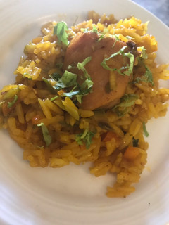 Una foto de Arroz con pollo domingo familiar