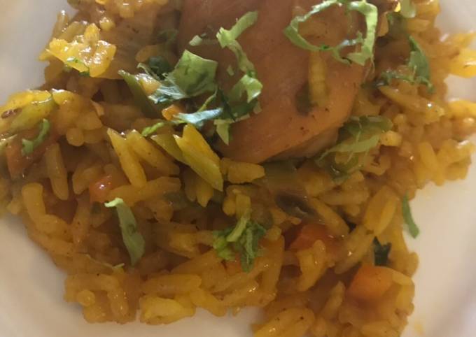 Arroz con pollo: Receta y Sorteo Calderos IMUSA - Mama XXI