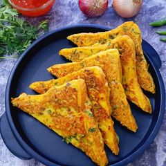 A picture of Savory Masala Toast.