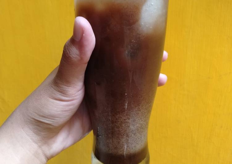 Cara olah Es kosuguren (kopi, susu, gula aren)  Cepat