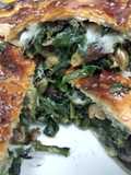 Torta salata di cicoria ed olive taggiasche