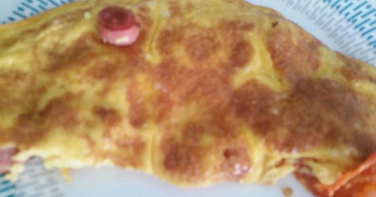 Tortilla de huevo con salchicha Receta de Camilla Cookpad