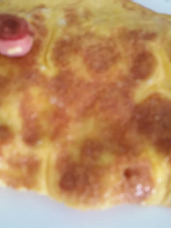 Una foto de Tortilla de huevo con salchicha