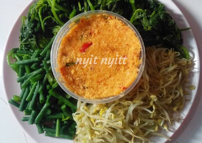 Standar Cara termudah bikin Urap kelapa simpel  enak