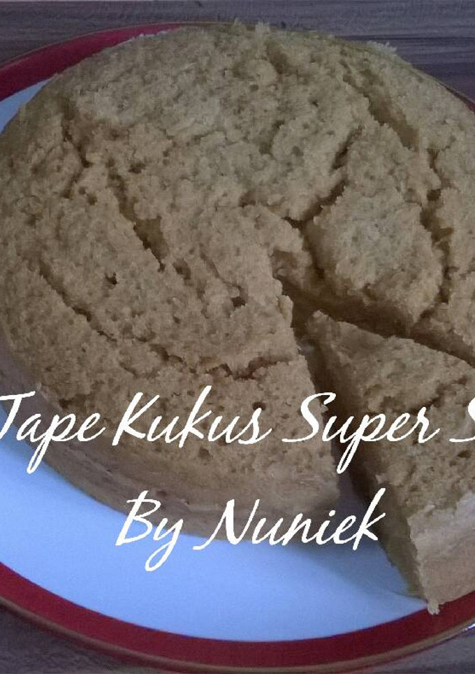 Foto resep BOLU TAPE KUKUS SUPER SIMPLE (Tanpa Mixer, Tanpa Telur)