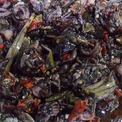รูปของ Oseng cumi hitam pedasss