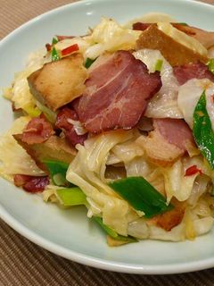 臘肉蒜苗炒高麗 ♥臘肉不只是年菜 4 的食譜成品照片