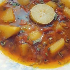 A picture of Mix veggies gravy.