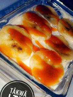 صورة لوصفة تحلية الموز و الكراميل 🍌🍮