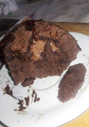 Una foto de Torta de chocolate en taza 4 minutos