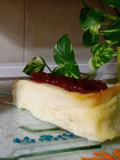 Una foto de Cheesecake cremosa