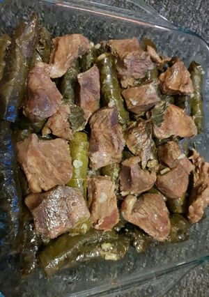 A picture of Stuffed Grape Leaves.