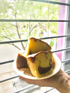 Foto resep Blueberry Swirl Pound Cake