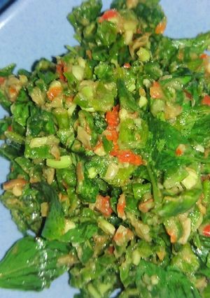 Foto resep Pencok Kacang Panjang Kemangi