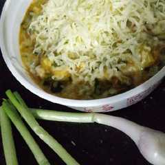 A picture of ચીઝ લીલી ડુંગળી નું શાક (Cheese Lili Dungri Shak Recipe In Gujarati).