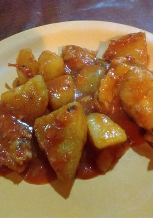 Una foto de Estofadito de alitas de pollo