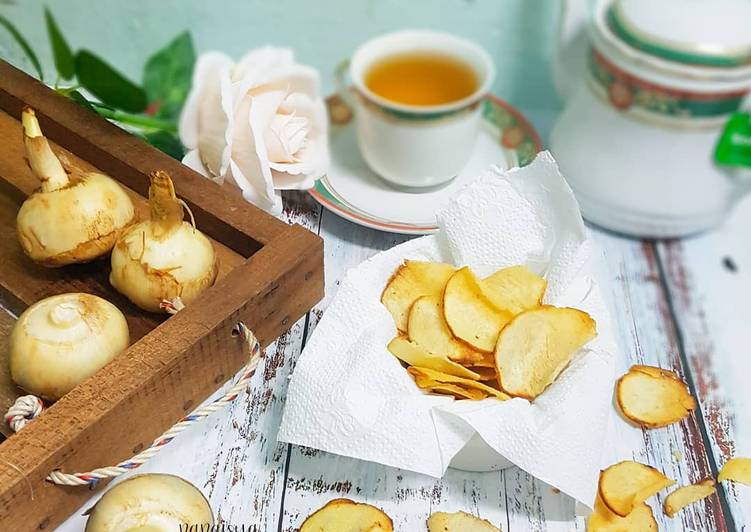 Langkah Langkah Memasak Arrowhead chips yang Lezat