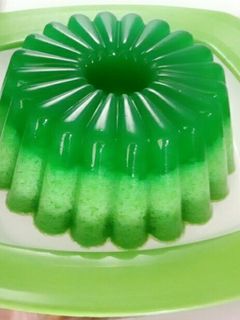 Foto resep Puding lumut simpel tanpa jus pandan